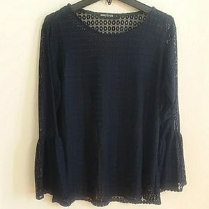Navy blue blouse